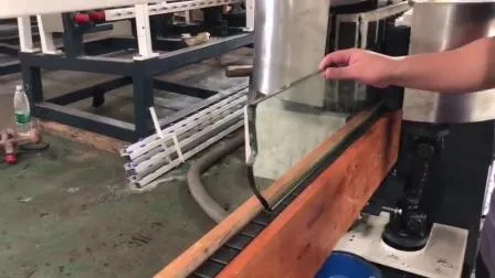 자동 유리 직선 가장자리 연마 연삭 경사 연귀 둥근 연필 가공 Edger 라인 기계 기계